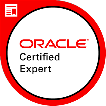 Oracle Certified Expert badge